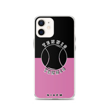 Load image into Gallery viewer, Tennis iPhone Case (Black &amp; Pink 1)