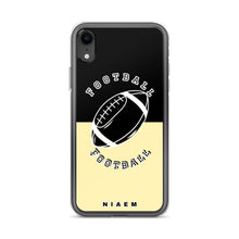 Load image into Gallery viewer, American Football iPhone Case (Black &amp; Yellow 2)