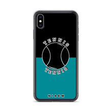Load image into Gallery viewer, Tennis iPhone Case (Black &amp; Blue 3)