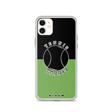 Load image into Gallery viewer, Tennis iPhone Case (Black &amp; Green)