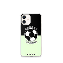 Load image into Gallery viewer, Soccer iPhone Case (Black &amp; Green 2)