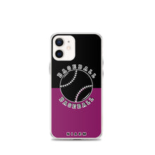 Load image into Gallery viewer, Baseball iPhone Case (Black &amp; Pink 6)