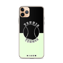 Load image into Gallery viewer, Tennis iPhone Case (Black &amp; Green 2)