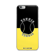 Load image into Gallery viewer, Tennis iPhone Case (Black &amp; Yellow 1)