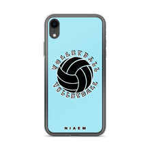 Load image into Gallery viewer, Light blue volleyball iPhone XR phone cases