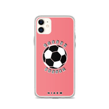 Load image into Gallery viewer, Soccer iPhone Case (Pink 2)