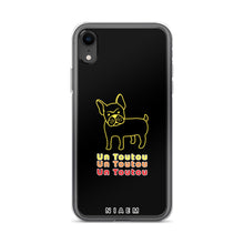 Load image into Gallery viewer, Yellow Un Toutou iPhone Case