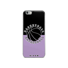 Load image into Gallery viewer, Basketball iPhone Case (Black &amp; Purple 2)