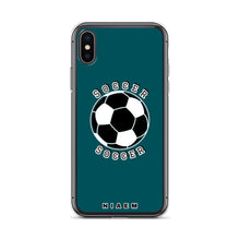 Load image into Gallery viewer, Soccer iPhone Case (Blue 4)