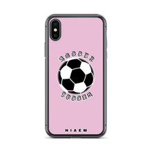 Load image into Gallery viewer, Soccer iPhone Case (Pink 4)