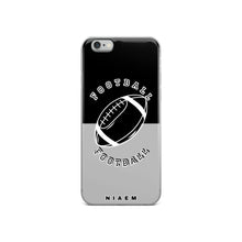 Load image into Gallery viewer, American Football iPhone Case (Black &amp; Grey 2)