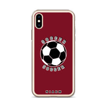 Load image into Gallery viewer, Soccer iPhone Case (Red 2)