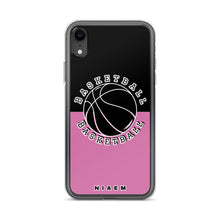Load image into Gallery viewer, Basketball iPhone Case (Black &amp; Pink 1)