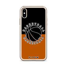 Load image into Gallery viewer, Basketball iPhone Case (Black &amp; Brown 1)