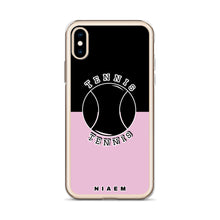 Load image into Gallery viewer, Tennis iPhone Case (Black &amp; Pink 4)
