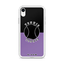 Load image into Gallery viewer, Tennis iPhone Case (Black &amp; Purple 1)
