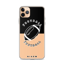 Load image into Gallery viewer, American Football iPhone Case (Black &amp; Nude 1)