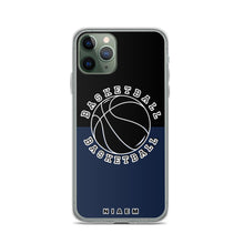 Load image into Gallery viewer, Basketball iPhone Case (Black &amp; Navy)