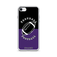 Load image into Gallery viewer, American Football iPhone Case (Black &amp; Purple)