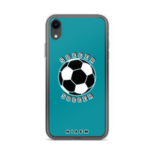 Load image into Gallery viewer, Soccer iPhone Case (Blue 3)