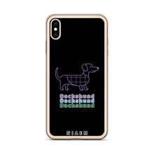 Load image into Gallery viewer, Purple Dachshund iPhone Case