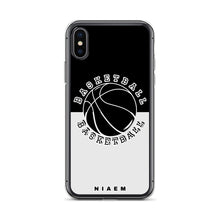 Load image into Gallery viewer, Basketball iPhone Case (Black &amp; Grey 3)