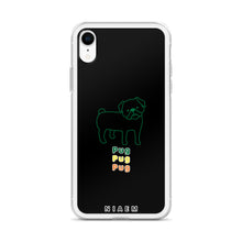 Load image into Gallery viewer, Green Pug iPhone Case