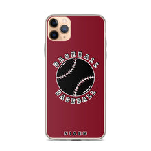 Load image into Gallery viewer, Baseball iPhone Case (Red 2)