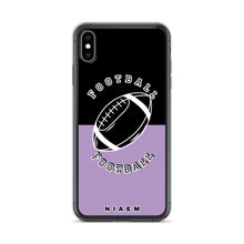 Load image into Gallery viewer, American Football iPhone Case (Black &amp; Purple 2)