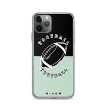 Load image into Gallery viewer, American Football iPhone Case (Black &amp; Green 5)