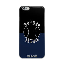 Load image into Gallery viewer, Tennis iPhone Case (Black &amp; Navy)