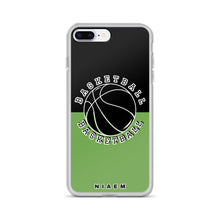 Load image into Gallery viewer, Basketball iPhone Case (Black &amp; Green)