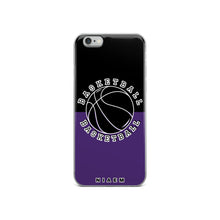 Load image into Gallery viewer, Basketball iPhone Case (Black &amp; Purple)
