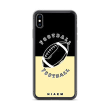 Load image into Gallery viewer, American Football iPhone Case (Black &amp; Yellow 2)