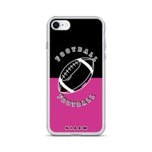 Load image into Gallery viewer, American Football iPhone Case (Black &amp; Pink 5)