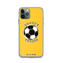 Load image into Gallery viewer, Soccer iPhone Case (Yellow)