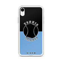 Load image into Gallery viewer, Tennis iPhone Case (Black &amp; Blue 1)