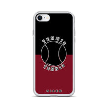 Load image into Gallery viewer, Tennis iPhone Case (Black &amp; Red 2)