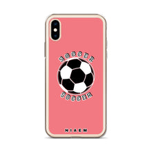 Load image into Gallery viewer, Soccer iPhone Case (Pink 2)