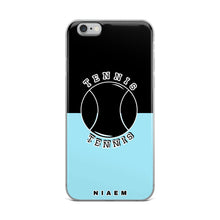 Load image into Gallery viewer, Tennis iPhone Case (Black &amp; Blue 6)