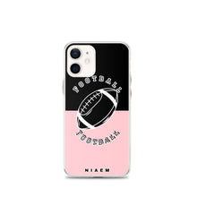 Load image into Gallery viewer, American Football iPhone Case (Black &amp; Pink 3)