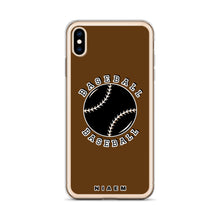 Load image into Gallery viewer, Baseball iPhone Case (Brown)