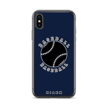 Load image into Gallery viewer, Baseball iPhone Case (Navy)