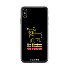 Load image into Gallery viewer, Yellow Un Toutou iPhone Case