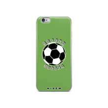 Load image into Gallery viewer, Soccer iPhone Case (Green)