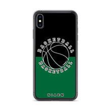 Load image into Gallery viewer, Basketball iPhone Case (Black &amp; Green 1)