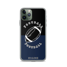 Load image into Gallery viewer, American Football iPhone Case (Black &amp; Navy)