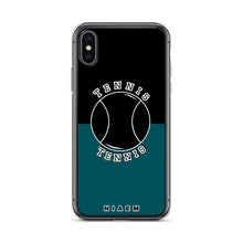 Load image into Gallery viewer, Tennis iPhone Case (Black &amp; Blue 4)