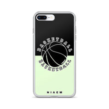 Load image into Gallery viewer, Basketball iPhone Case (Black &amp; Green 2)