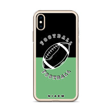 Load image into Gallery viewer, American Football iPhone Case (Black &amp; Green 4)